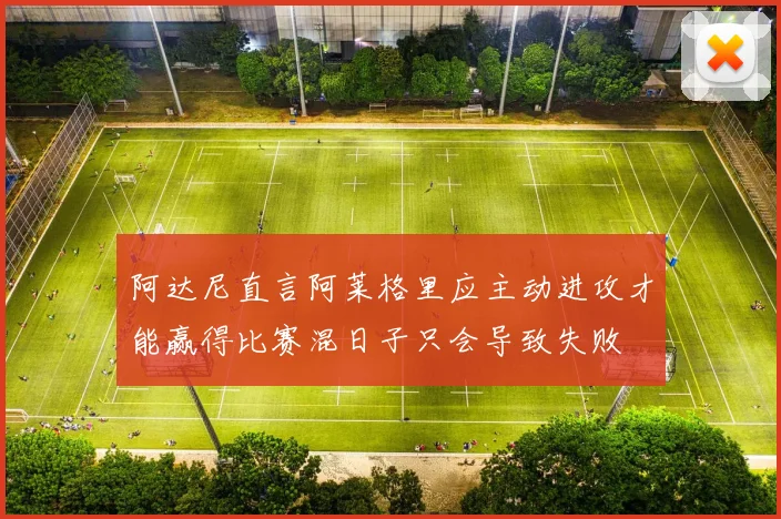 阿达尼直言阿莱格里应主动进攻才能赢得比赛混日子只会导致失败